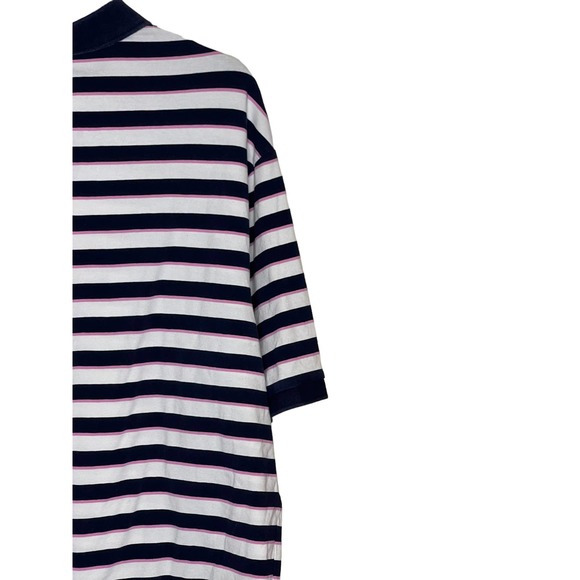 Daniel Cremieux Men's Polo Classic Embroidered Striped Short Sleeve Oversized XL - Picture 7 of 10